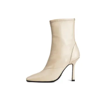 Tony Bianco Ankle Boots 10.5cm Women's Beige