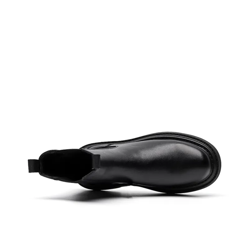 Aquarius Short Chelsea Boots Men's Black-4