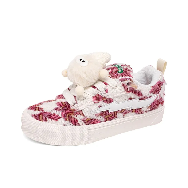 MCKP Picasso Peace Dove Height Increasing Wear-Resistant Slip-Resistant Low-Top Skateboard Shoes Unisex-4