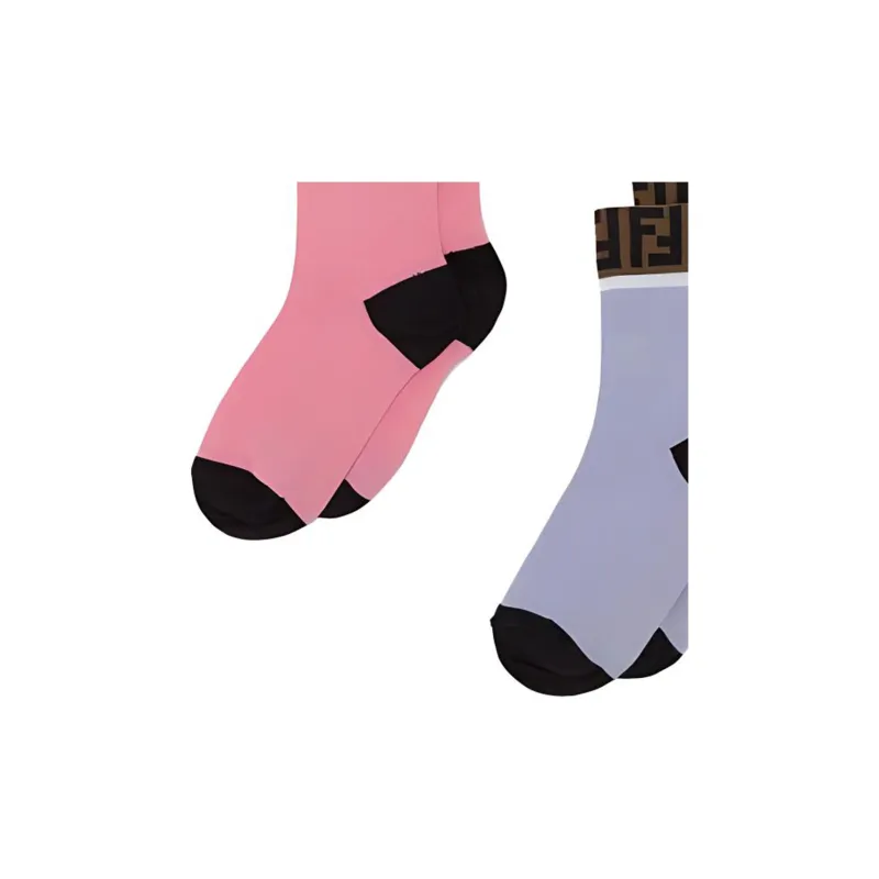 FENDI Unisex Mid-Calf Socks-2