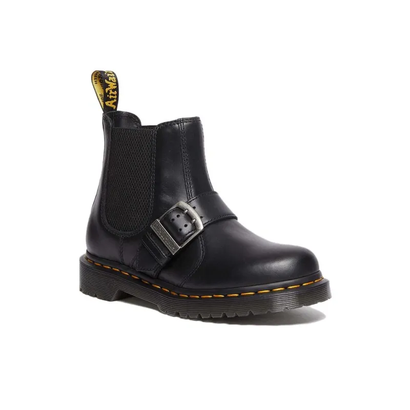 Dr. Martens Dr.Martens 2976 Buckle Pull Up Leather Chelsea Boots 'Black Pull Up' Women's-1