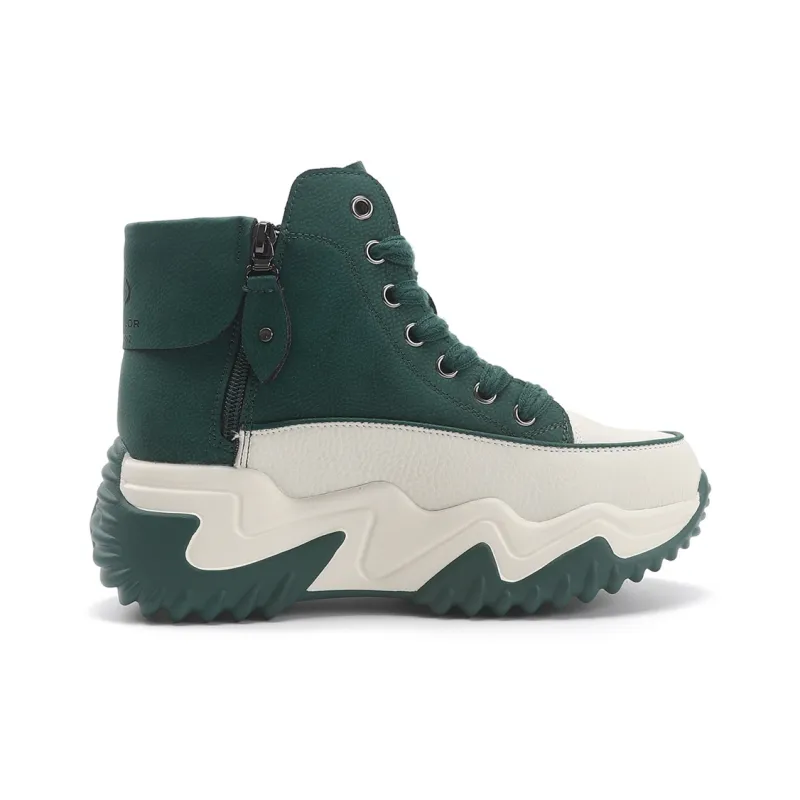 TOM TAILOR Black White Chifeng High Top Boots Thermal Abrasion Resistant Height Increasing Short Snow Boots Women's-25