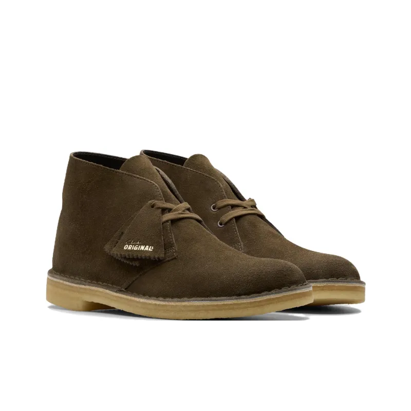 Clarks Originals Desert Boot Dark Khaki Suede-2