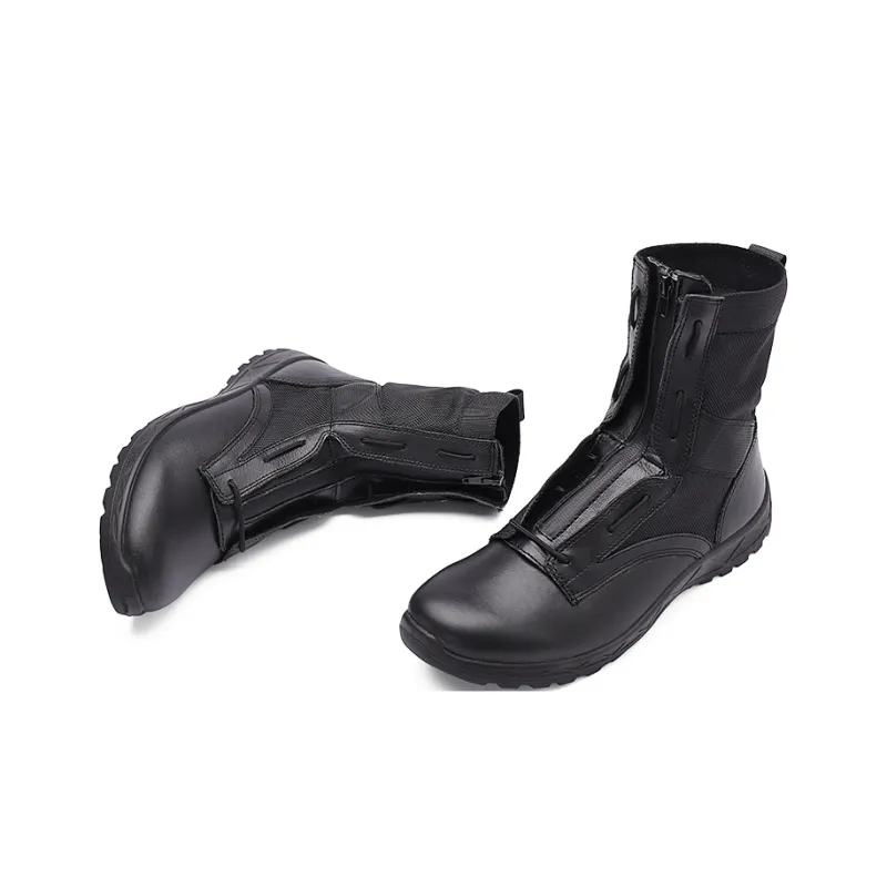 Slider Long Yan Series Cushioning, Wear Resistant Crew Outdoor Boots Men's Black-3