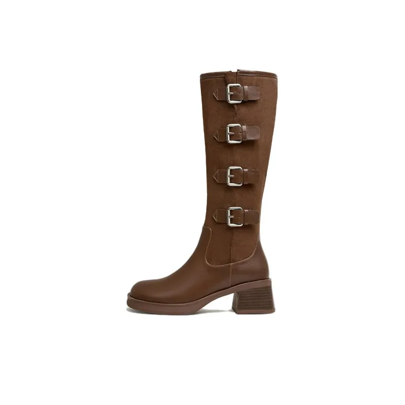 BASTO Knee high Boots 5.5cm Women's-0