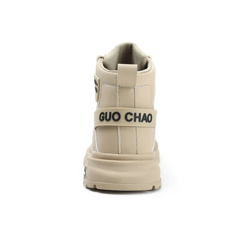 TFKY Ankle Boots Unisex Black/Beige-2