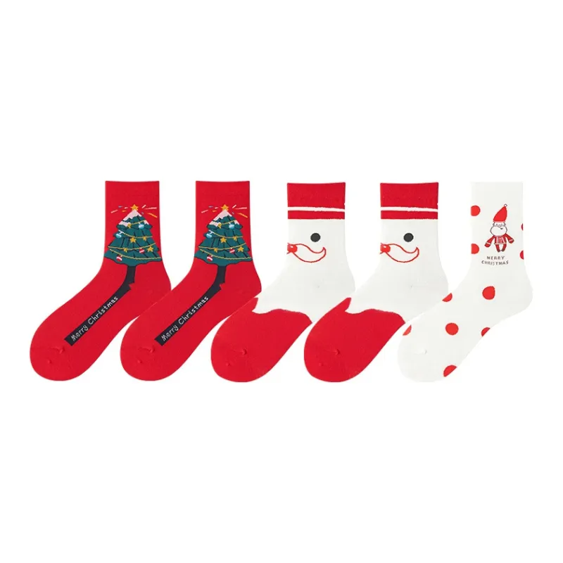 Montagut Mid Calf Socks Women's 5 Pack-4