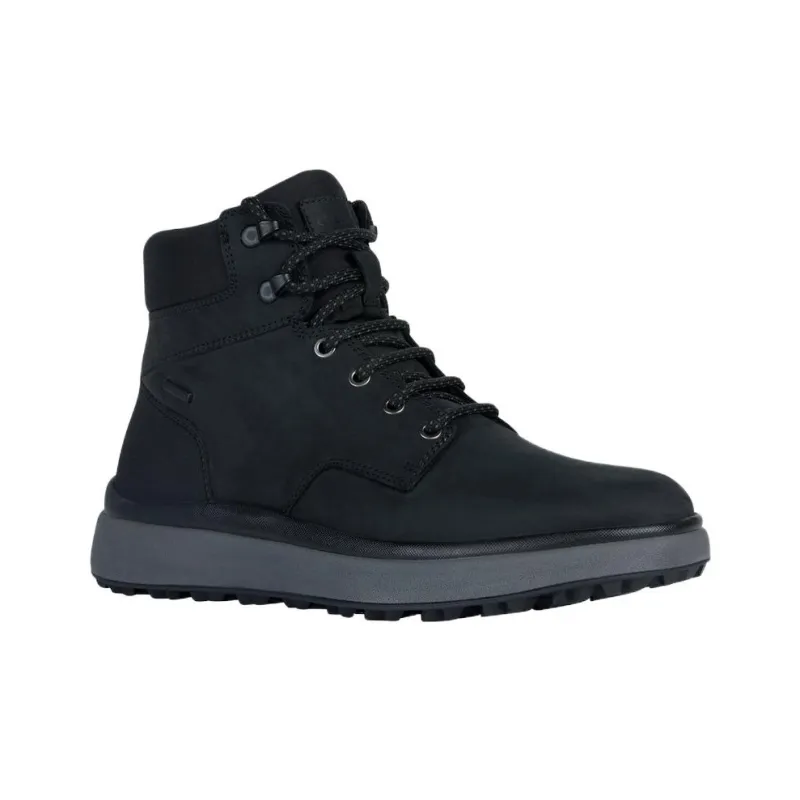 GEOX Granito + Grip Ab Wear-Resistant Slip-Resistant Short Outdoor Boots Men's Black-1