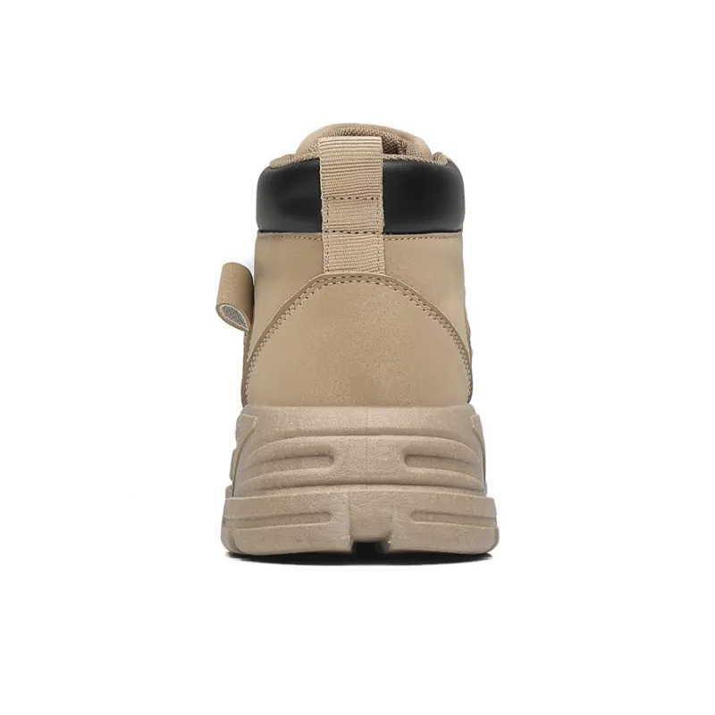 Warrior Short Mid Calf Martin Boot Men's Khaki-5
