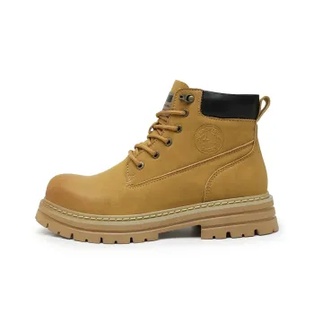 X ZONE Martin Boots Men Yellow