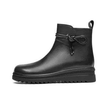 RED DRAGONFLY Cotton Ankle Boots 4.6CM Women's