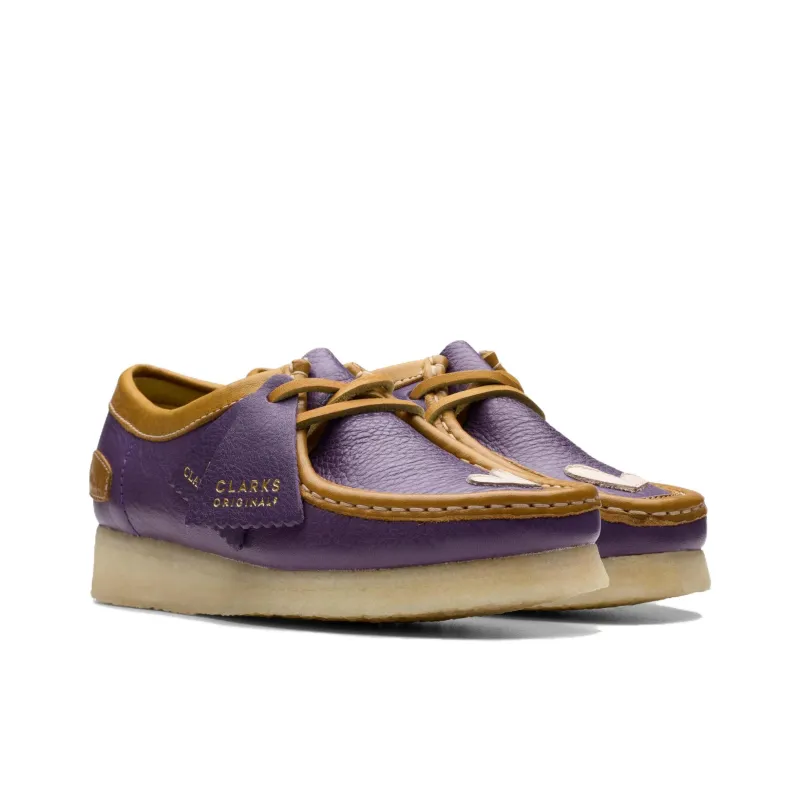 Clarks Originals Wallabee Purple Combination-2