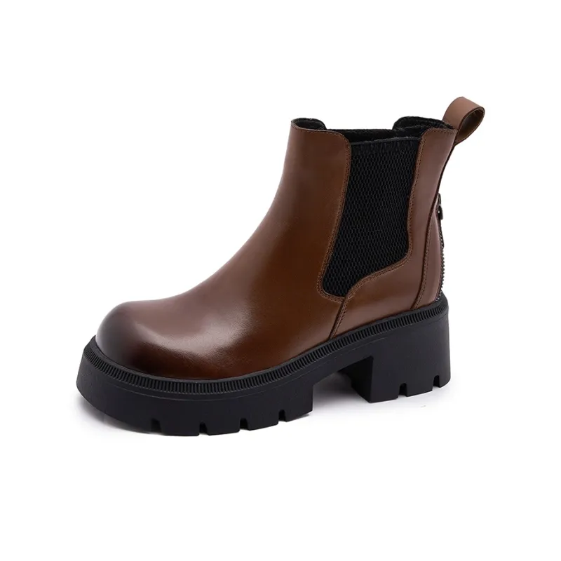 Milan Love Song Knee-High Chelsea Boots 6cm Women's-10