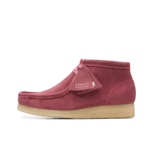 Clarks Wallabee Ankle Boots Women's Pink