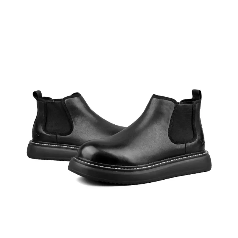 LOHAN·SIR Short Chelsea Boots Platform Men's-12