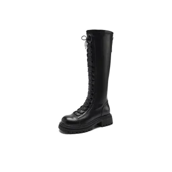 ZHR Knee high Boots Women's Black/Brown