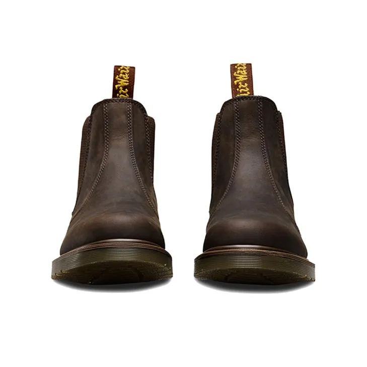 Dr.Martens 2976 Crazy Horse Leather Chelsea Boots 'Brown'-3