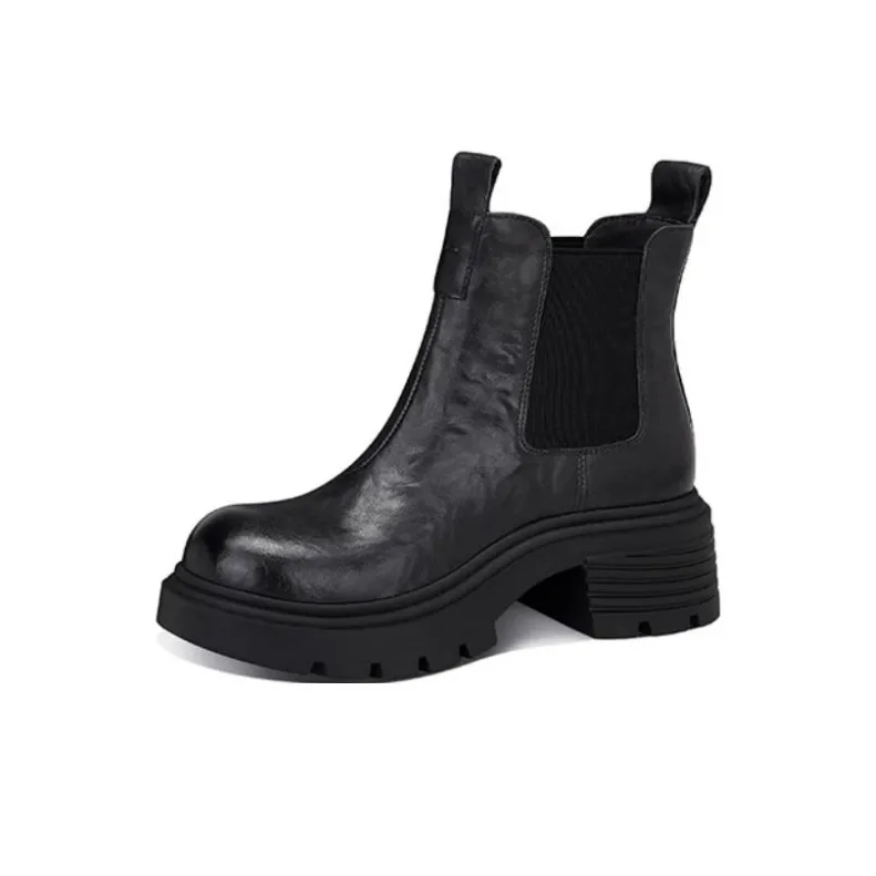 JESSICA SOPHIA Short Chelsea Boots 5.5cm Women's-0