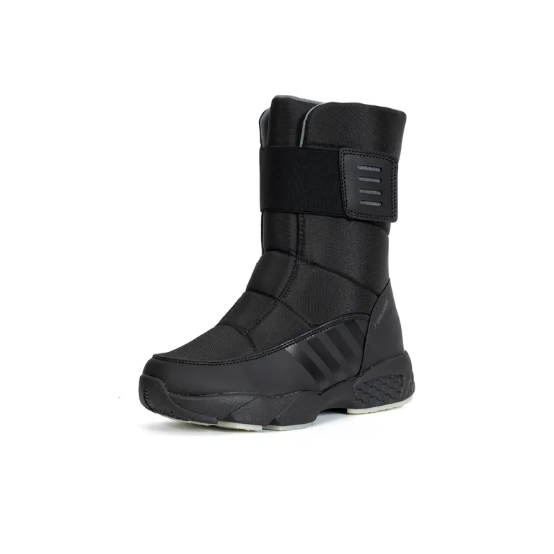 Yi Jiabao Warm Water Resistant Cushioning 21cm Outdoor Boots Women's Black-0