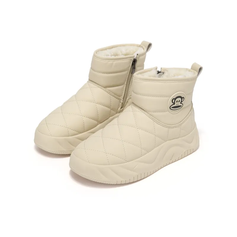 PAUL FRANK Thermal Abrasion Resistant Coverage Short Snow Boots Unisex-6