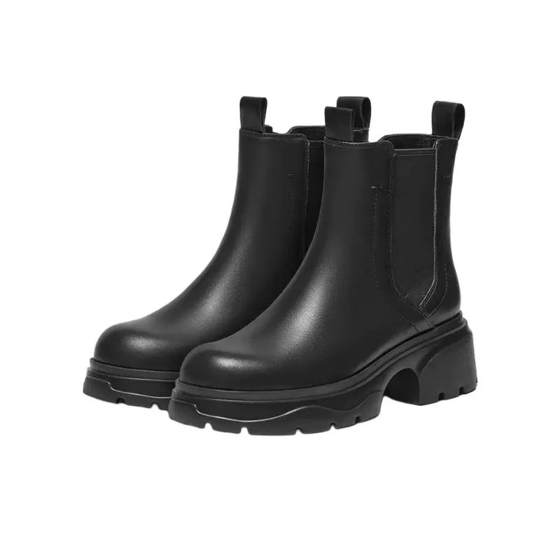 Hush Puppies Short Chelsea Boots Women's Black-2