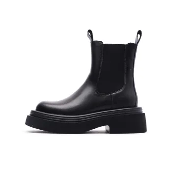 V ZERO FIVE Crew Chelsea Boots Men's Black