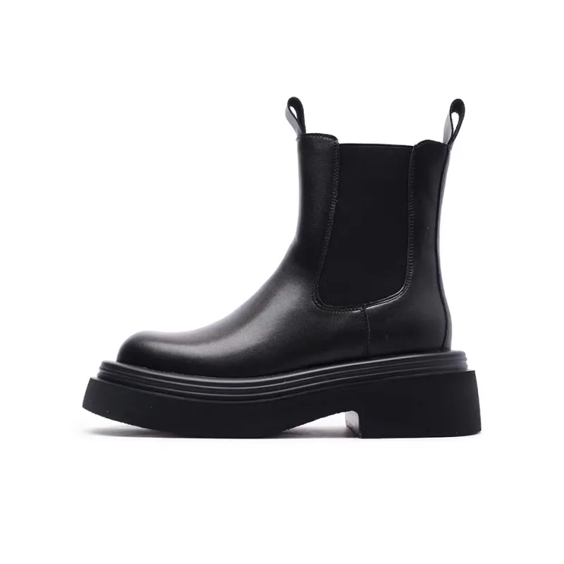 V ZERO FIVE Crew Chelsea Boots Men's Black-0