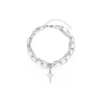 BKBU Titanium Steel Bracelets Unisex White