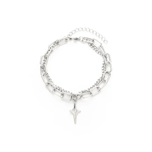 BKBU Titanium Steel Bracelets Unisex White