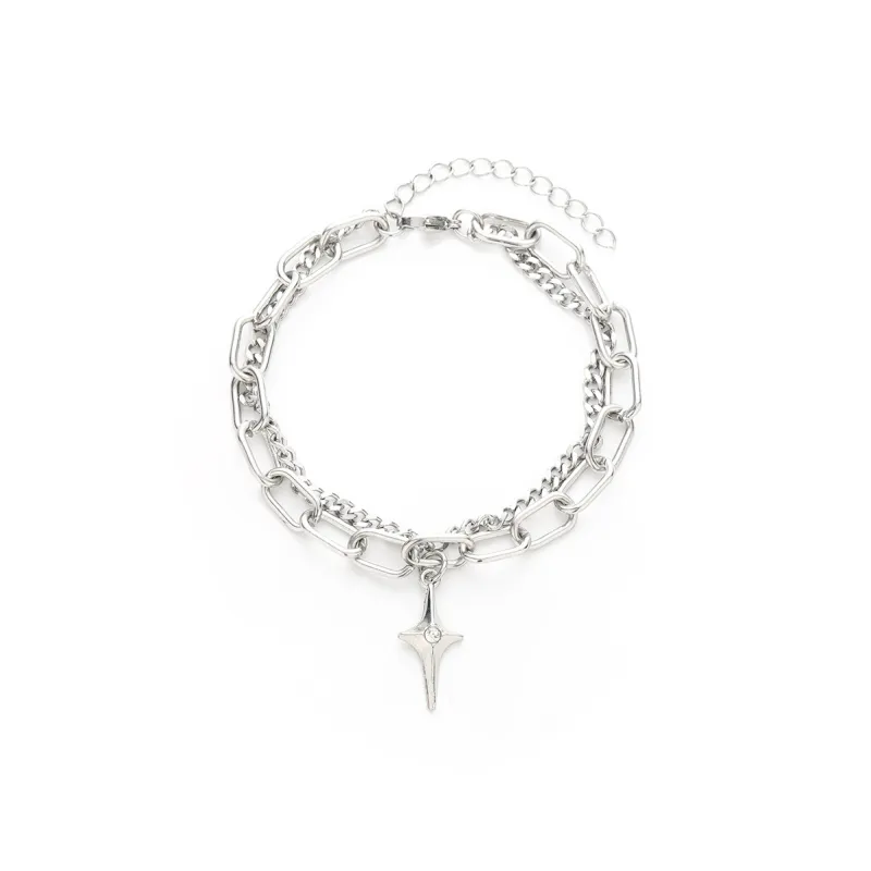 BKBU Titanium Steel Bracelets Unisex White-0
