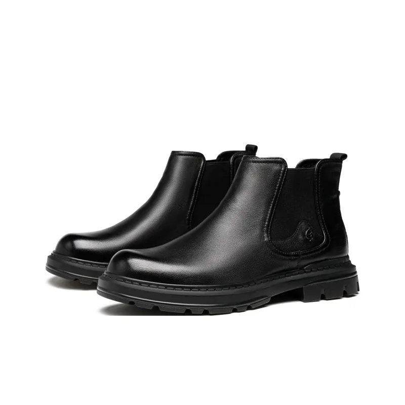 MILLIE'S Short Chelsea Boots Men's Black-5