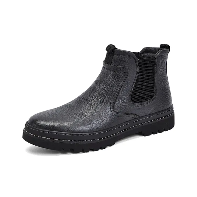 VICKI BROWN Jeans Chelsea Boots Men Black-1