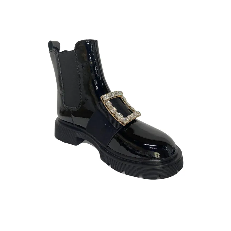 JOSINY Short Chelsea Boots Women's Black-2