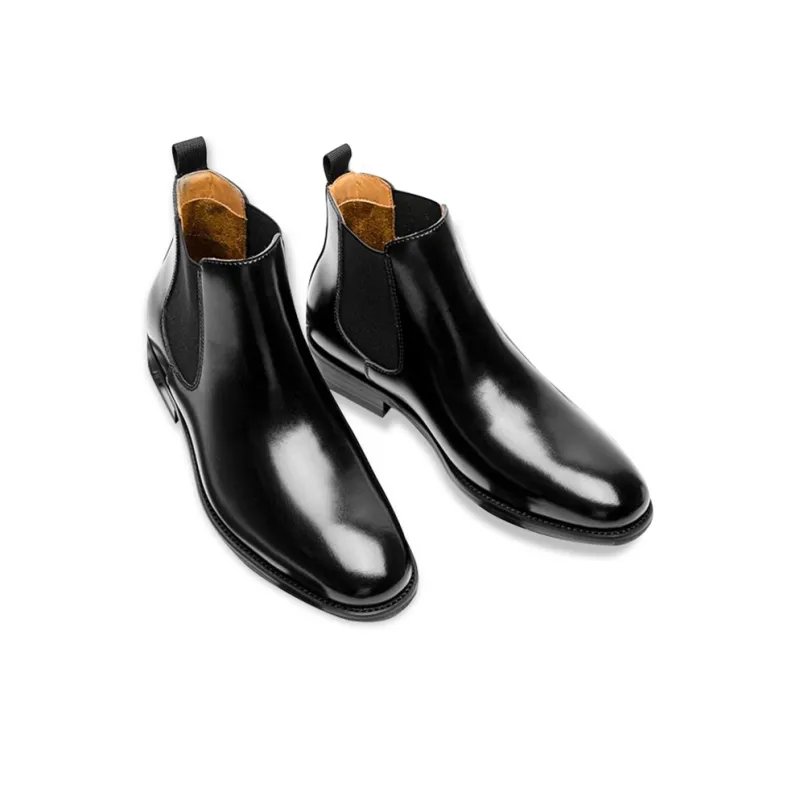 GZZ Chelsea Boots Men Black/Brown-3