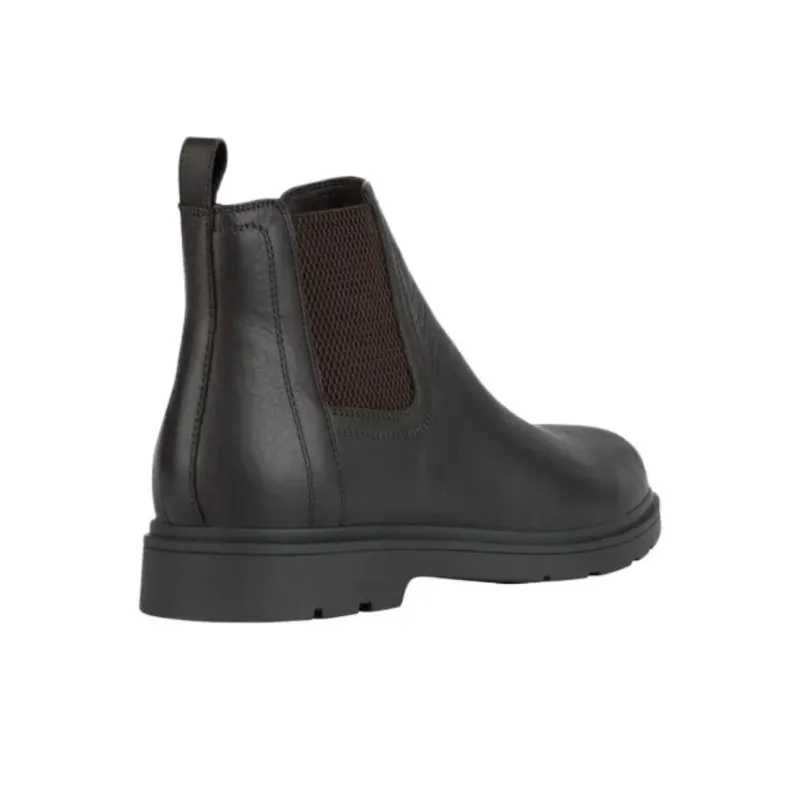 GEOX Spherica EC1 Short Chelsea Boots Men's Dark Brown-3