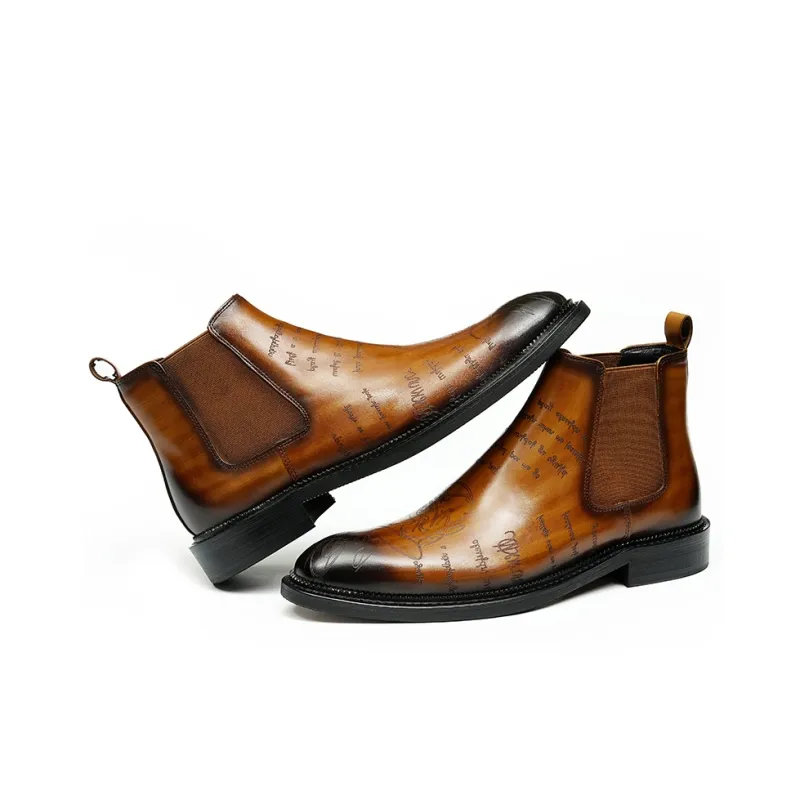 ASTON M.JAZZ Short Chelsea Boots Men's-5
