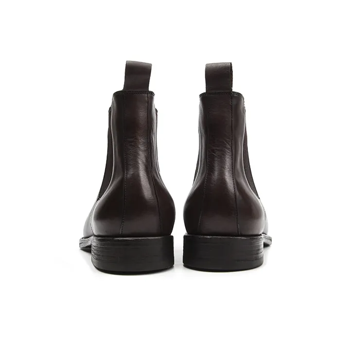 Satchi Chelsea Boots Men Coffee-4
