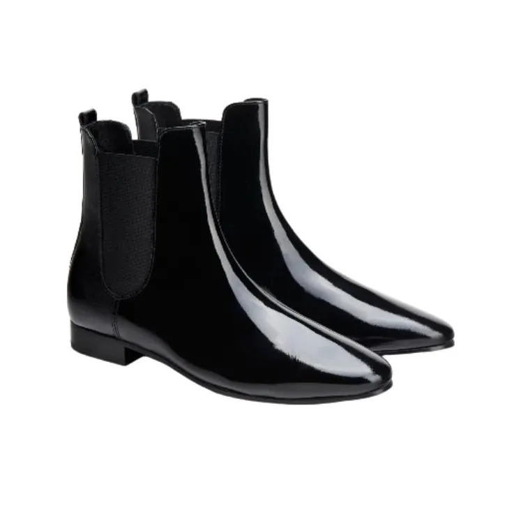 AGL Short Chelsea Boots 2cm Women's Black-2