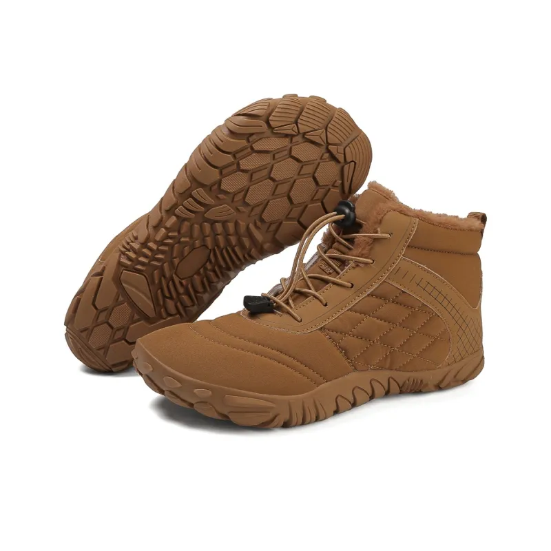 MUSNODO Thermal Waterproof Cushioning Short Snow Boots Men's-15