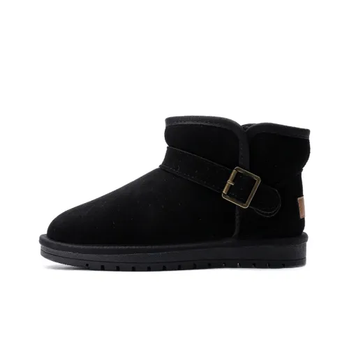 PAUL FRANK Warm Short Snow Boots Women's Black
