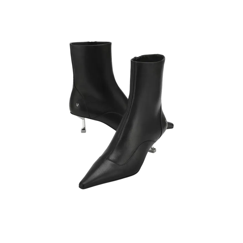Naked Wolfe Tempting Ankle Boots 5cm Women's Black-4