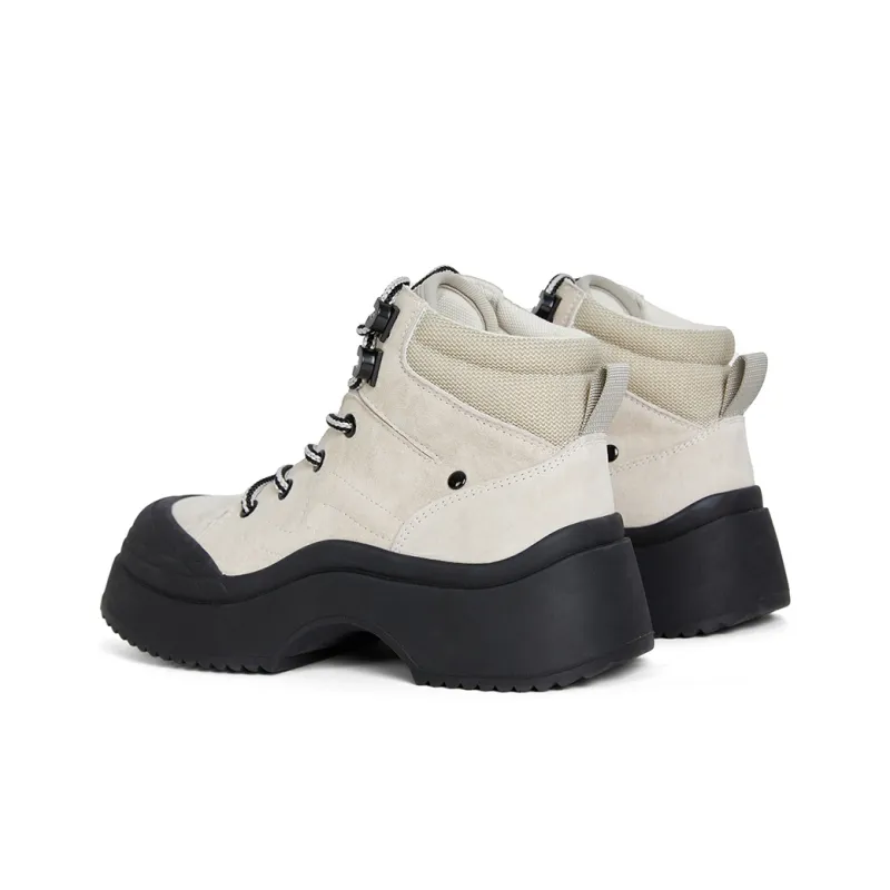 PT'SON Wasteland Style Versatile Fashion Trend Short Martin Boot Women's-2