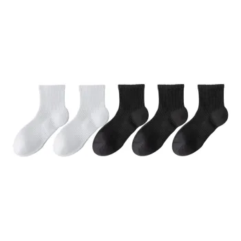 YINSHILIANGPIN Mid Calf Socks Women's 5 Pack