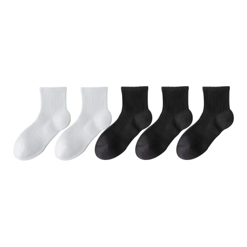 YINSHILIANGPIN Mid Calf Socks Women's 5 Pack-0