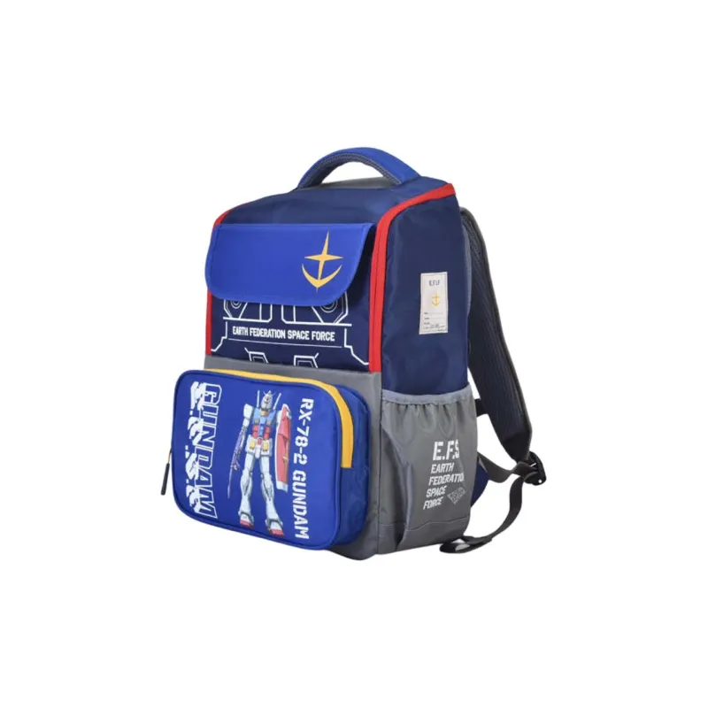 FX CREATIONS Mobile Suit Gundam Collaboration Nylon Student Bag Small Size Kids' Blue-1