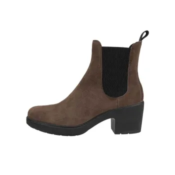 Ecco Knee-High Chelsea Boots 5.5cm Women's Coffee