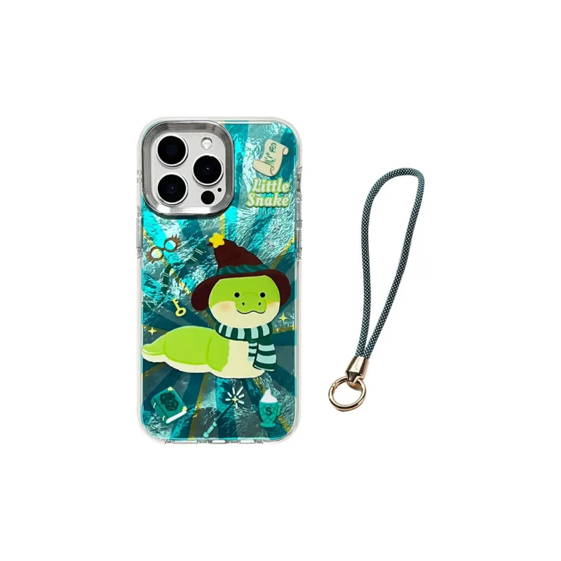 HUANBAOKE TPU Material Fun Cute Harry Potter Snake Impact Resistant Phone Cases Apple 16Promax/15pro/14/13/12pro-3