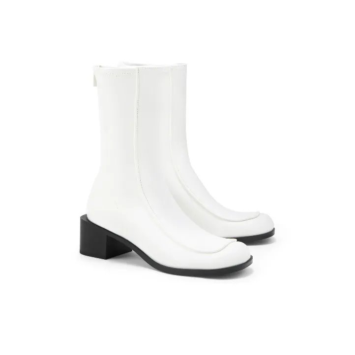 CHARLES&KEITH Knee-high Boots Women's Black-4