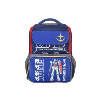 FX CREATIONS Mobile Suit Gundam Collaboration Nylon Student Bag Small Size Kids' Blue