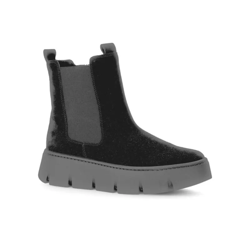 Gabor Ankle Boots Women's Black Gray-2